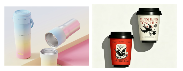 Custom printed insulated water bottle – finished product Custom printed insulated water bottle – finished product