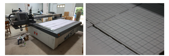 MEST Print Vision UV printer with unprocessed perler bead grid mold boards MEST Print Vision UV printer with unprocessed perler bead grid mold boards
