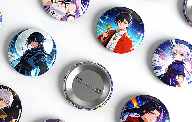 UV Printingon Tinplate Badges