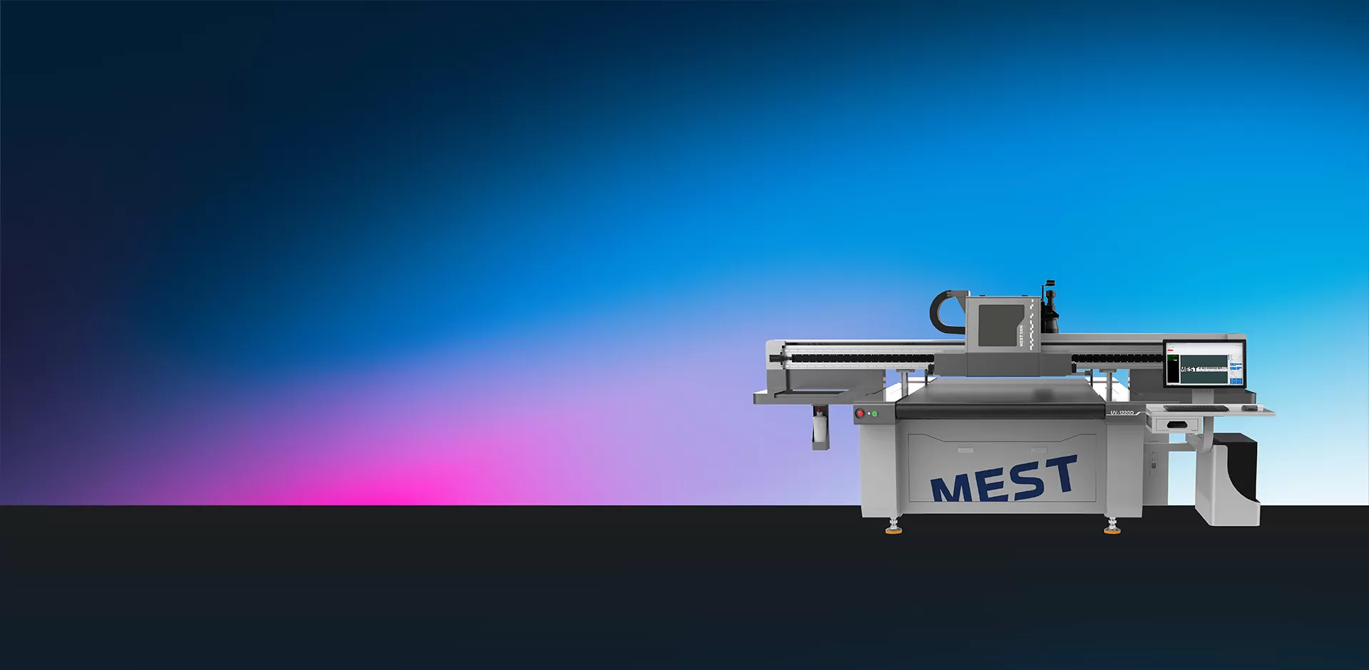 Streamlined AI visual UV Conveyor Printer